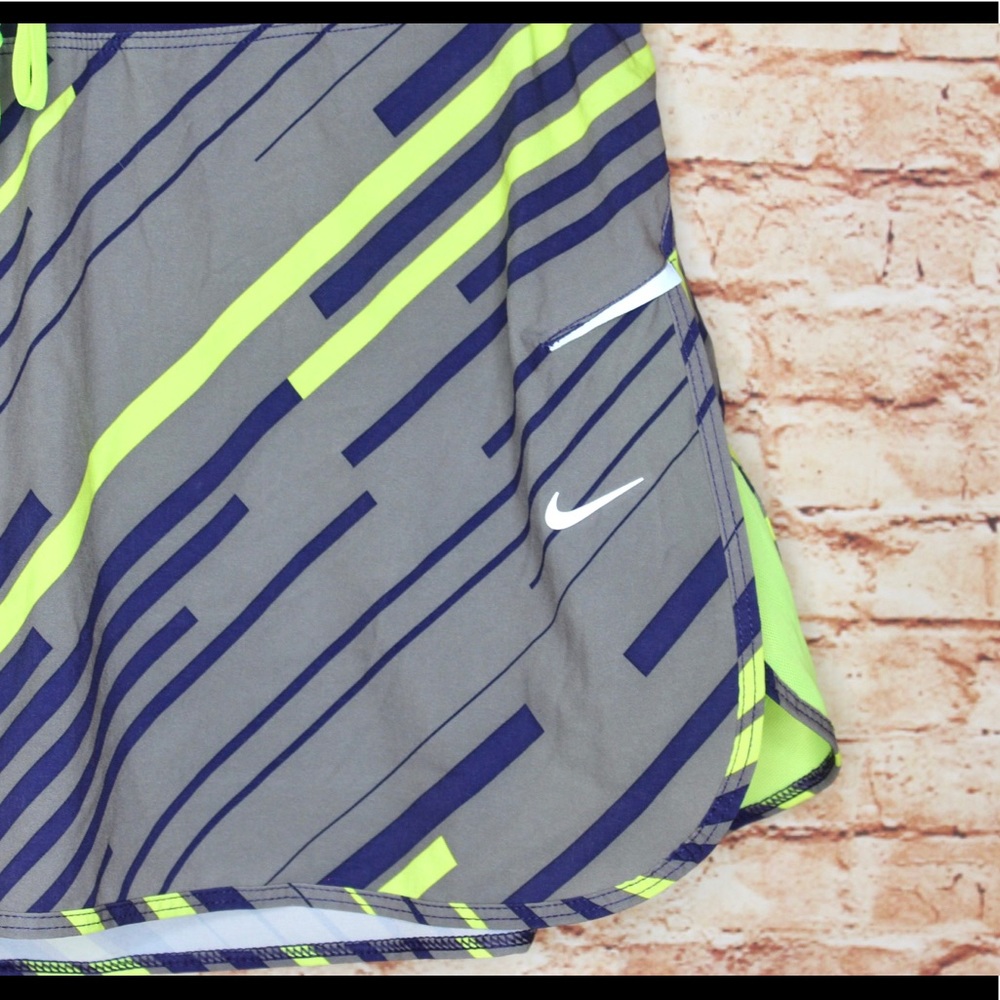 Nike | Dri - Fit Neon/Purple Tennis Skort - Picture 2 of 10